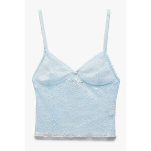 Top de pijama de dantela imagine