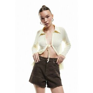 Blugi de denim cu talie medie imagine