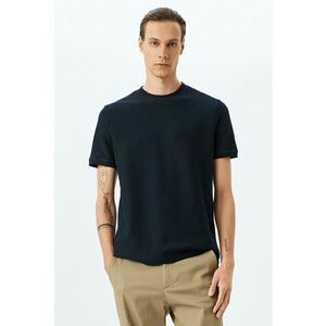 Tricou cu decolteu la baza gatului - din bumbac imagine