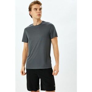 Tricou uni cu decolteu la baza gatului imagine