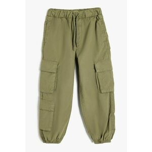 Pantaloni cargo cu talie medie imagine