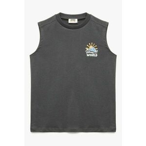 Tricou regular fit cu imprimeu grafic pe piept imagine