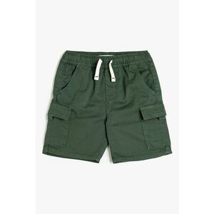 Pantaloni scurti cargo cu snur de ajustare in talie imagine