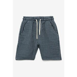 Pantaloni scurti cu model in dungi si buzunare oblice imagine