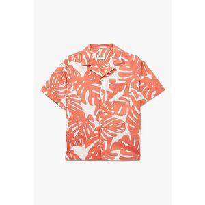 Camasa cu maneci scurte si model tropical imagine