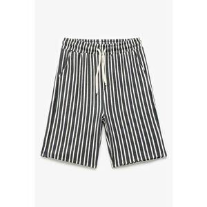 Pantaloni scurti cu model in dungi si buzunare laterale imagine