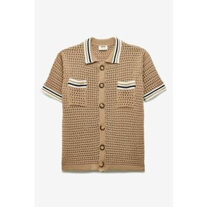 Tricou polo tricotat cu nasturi imagine