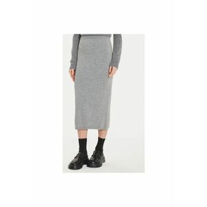 Fusta dama - 304913365 - Viscoza/Lana/Poliamida - Gri imagine