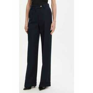 Pantaloni dama - 305406583 - Poliester - Albastru imagine