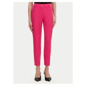 Pantaloni dama - 305406569 - Poliester - Roz imagine