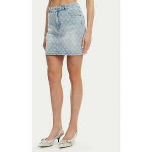 Fusta dama - 305244796 - Bumbac - Albastru imagine