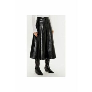 Fusta dama - 304295195 - Piele ecologica - Negru imagine