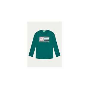 Bluza fete - 304271397 - Bumbac - Verde imagine