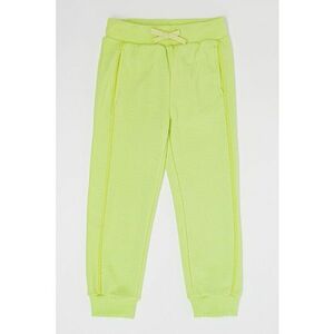 Pantaloni sport cu snur de ajustare si buzunare - Verde fistic - imagine