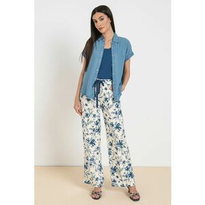 Camasa din chambray cu maneci scurte imagine