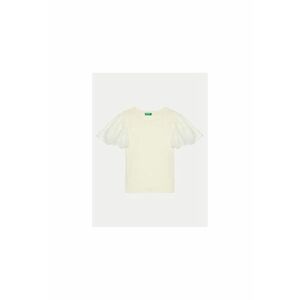 Tricou fete - 304521591 - Bumbac - Bej imagine