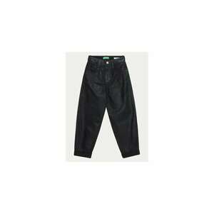 Pantaloni fete - 304521690 - Bumbac - Negru imagine