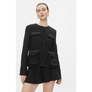 Sacou dama - 303925253 - Poliester - L INTL - Negru imagine