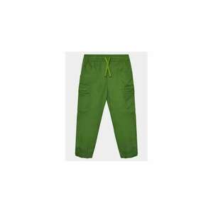 Pantaloni baieti - 303816483 - Bumbac - Verde imagine