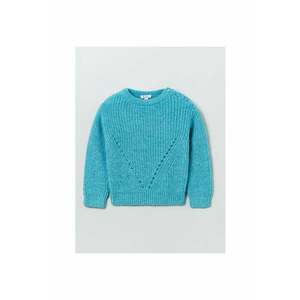 Pulover fete - 303325961 - Poliester/Acril/Poliamida - 86-92 CM - Albastru imagine