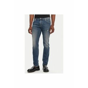 Blugi Barbati - 305315038 - Bumbac - Elastan - Albastru imagine