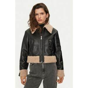 Geaca dama - 304295157 - Piele ecologica - Negru imagine