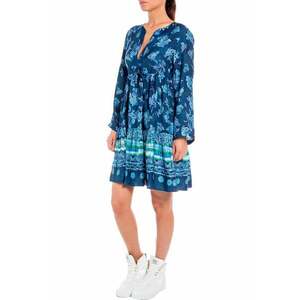 Rochie pentru femei - Viscoza - Albastru - imagine