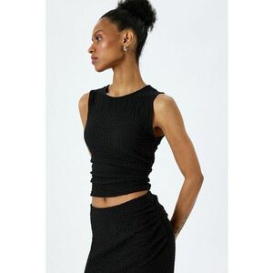 Bluza texturata fara maneci imagine