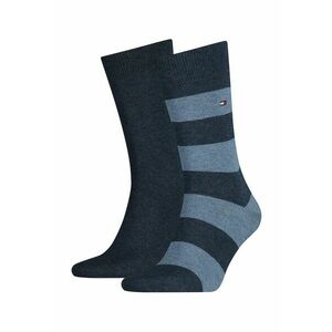 Set de sosete bleumarin si cu dungi - 2 perechi imagine