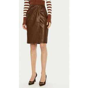 Fusta dama - 304448935 - Piele ecologica - Maro imagine