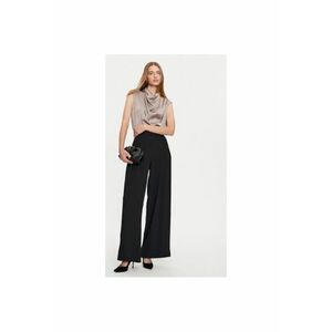 Pantaloni dama - 304831218 - Poliester - Negru imagine