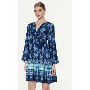 Rochie dama - 302354689 - Viscoza - Albastru imagine