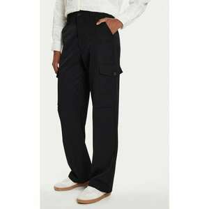 Pantaloni dama - 304476846 - Poliester/Viscoza - Negru imagine