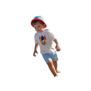 Tricou baieti - 302022601 - Bumbac - 98 CM - Alb imagine