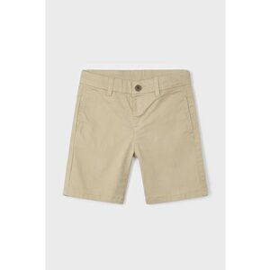 Pantaloni scurti din amestec de bumbac cu buzunare laterale - Bej - imagine