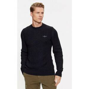 Pulover barbati - 303319441 - Acril/Viscoza/Lana Alpaca - Albastru imagine