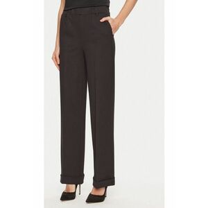 Pantaloni dama - 304904950 - Acetat/Viscoza - Maro imagine