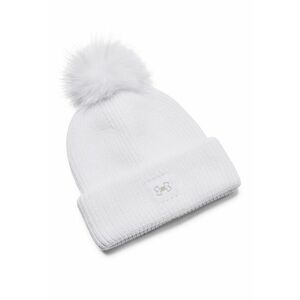 Caciula elastica cu ciucure de blana sintetica pentru fitness imagine