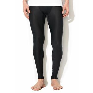 Colanti cu talie medie si banda elastica cu logo pentru fitness imagine