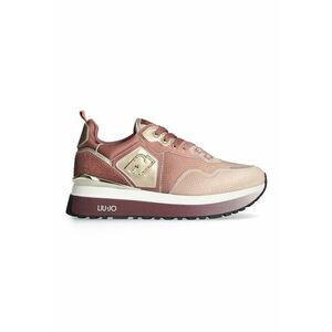 Pantofi sport de piele ecologica cu talpa plata si strasuri imagine