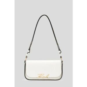 Geanta crossbody de piele cu aplicatie logo imagine