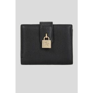 Portofel pliabil de piele cu detaliu metalic imagine