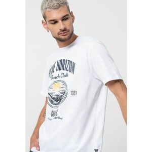 Tricou din bumbac cu broderie imagine