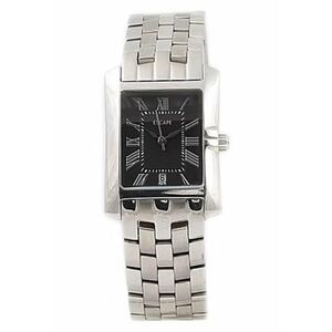 Ceas dama curea otel - carcasa 26-30 mm - rezistenta la apa 5 ATM - argintiu imagine