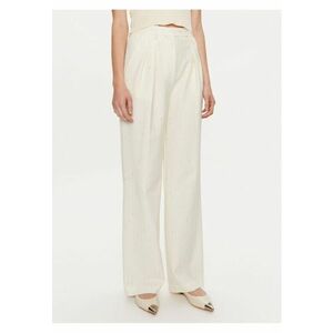 Pantaloni dama - 304362514 - Poliester/Lana - Bej imagine