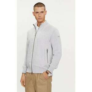 Cardigan barbati - 303513849 - Bumbac - Gri imagine