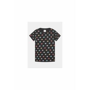 Tricou baieti - 302261901 - Bumbac - 134 CM - Negru imagine