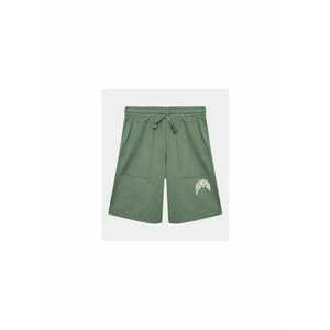Pantaloni scurti baieti - 302218868 - Bumbac/Poliester - 134 CM - Verde imagine
