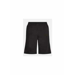 Pantaloni scurti barbati - 303886301 - Bumbac - Negru imagine