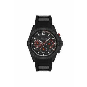 Ceas barbatesc model WWG401804 - 46mm - carcasa neagra - curea silicon - rezistent la apa 5 ATM imagine